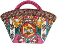 Barok Fuşya Melamin Sunum Tahtası 22,5x18 cm