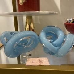 Kristal Cam Örgü Açık Mavi