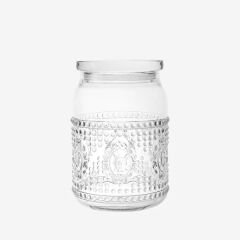 Barok Şeffaf Akrilik Kavanoz 900 ml