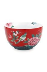 Bowl Blushing Birds Red 23cm