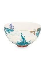 Bowl Heritage Boat Aqua 18cm