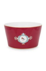 Bowl Love Birds Medallion Red 20cm