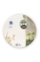 Deep Plate Heritage Palm White 18cm