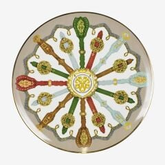 Gri Porselen Yemek Tabağı 28 cm