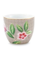 Egg Cup Blushing Birds Khaki