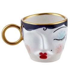 Krem Seramik Kahve Fincanı 160 ml