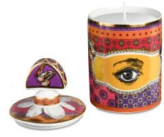 Joke Mor Porselen Şanslı Gün Mum 14 cm