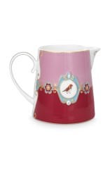 Jug Large Love Birds Medallion Red-Pink 900ml
