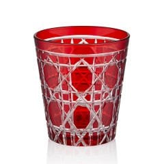 Kırmızı Cam SU BARDAĞI 345 ml