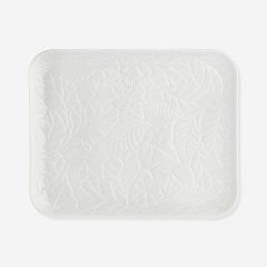 Beyaz Porselen Servis Tabağı 24,5X20 Cm Bosco Collection by La Porcellana Bianca