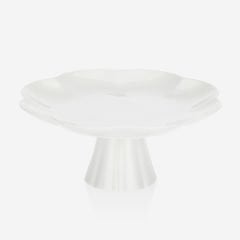 Beyaz Porselen Kek Standı 19 Cm Villadeifiori Collection by La Porcellana Bianca