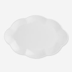Beyaz Porselen Servis Tabağı 36 Cm Villadeifiori Collection by La Porcellana Bianca