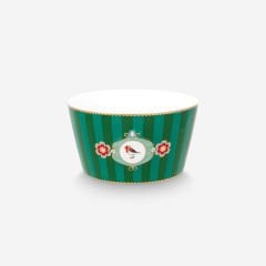Yeşil Porselen Kase 15 Cm Love Birds Collection by Pip Studio