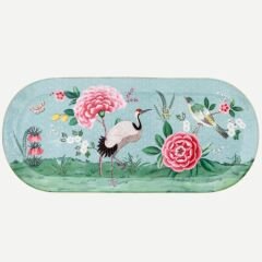 Mavi Porselen Servis Tabağı 33,3 cm