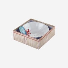 Beyaz Melamin Kase 30 Cm Bambu Collection by Chiara Alessi