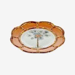 Turuncu Melamin Kahvaltı Tabağı 23 Cm Bambu Collection by Chiara Alessi