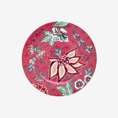 Plate Flower Festival Dark Pink 17cm