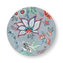 Plate Flower Festival Light Blue 17cm