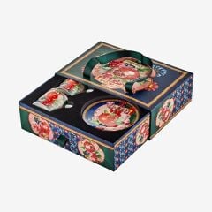 Chiara Alessi Mavi Yeşil Kahve Fincan Set