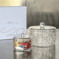 Baci Milano Baroque Rock Cake Büyük Kavanoz Şeffaf