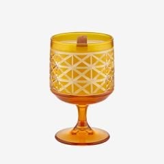 Sarı Cam Mum 300 ml