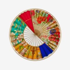 Sarı Porselen Pasta Tabağı 21 cm