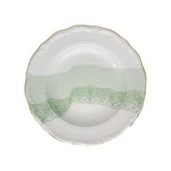 Volante Dentelle 22 cm Porselen Çukur Tabak