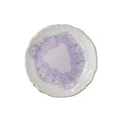 Volante Dentelle 19 cm Porselen Tabak