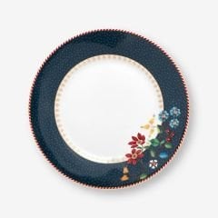 Mavi Porselen Pasta Tabağı 17 Cm Berry Blues Collection by Pip Studio