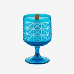 Turkuaz Cam Mum 300 ml