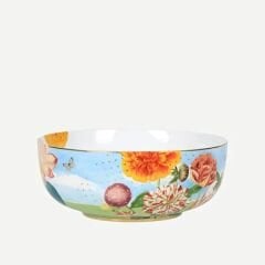 Mavi Porselen Kase 23 cm