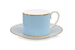 Espresso Cup & Saucer Love Birds Blue 125ml