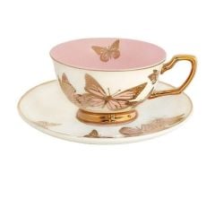 Chrysalis Çay Fincanı ve Tabağı