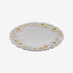 Beyaz Seramik Kahvaltı Tabağı 22 Cm Camomilla Collection by Edelweiss Italy