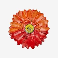 Kırmızı Seramik Servis Tabağı 36 Cm Camomilla Collection by Edelweiss Italy