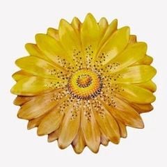 Sarı Seramik Servis Tabağı 42 Cm Camomilla