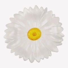 Beyaz Seramik Servis Tabağı 42 Cm Camomilla