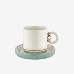 Krem Seramik Kahve Fincanı 70 ml