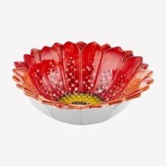 Kırmızı Seramik Servis Kasesi 26 Cm Camomilla