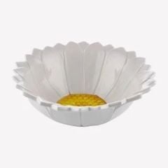 Beyaz Seramik Servis Kasesi 26 Cm Camomilla