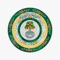 Yeşil Melamin Kahvaltı Tabağı 21,5 Cm Carpe Diem Collection by Chiara Alessi