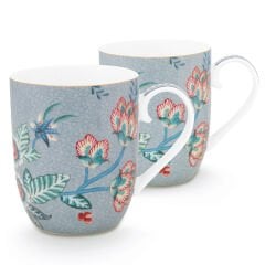 Mavi Porselen Kupa Seti 145 ml