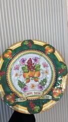 Yeşil Melamin Yemek Tabağı 28 Cm Carpe Diem Collection by Chiara Alessi