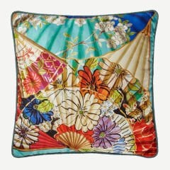 Turkuaz Kadife Dekoratif Yastık 60x60 cm