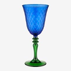 Mavi Yeşil Cam Kadeh 270 ml