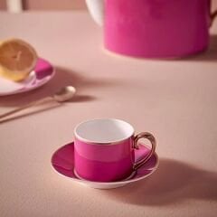 Pembe Porselen Kahve Fincanı 120 ml