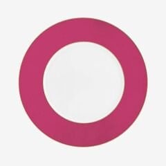 Pembe Porselen Yemek Tabağı 28 cm