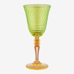 Sarı Turuncu Cam Kadeh 270 ml