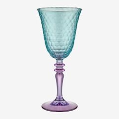Turkuaz Lila Cam Kadeh 270 ml
