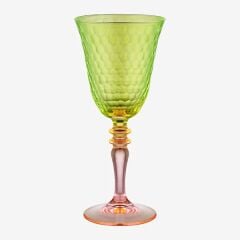 Yeşil Pembe Cam Kadeh 270 ml